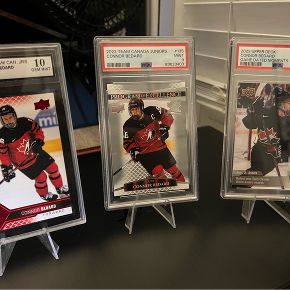 Upper Deck Other - Three Connor Bédard Team Canada Cards